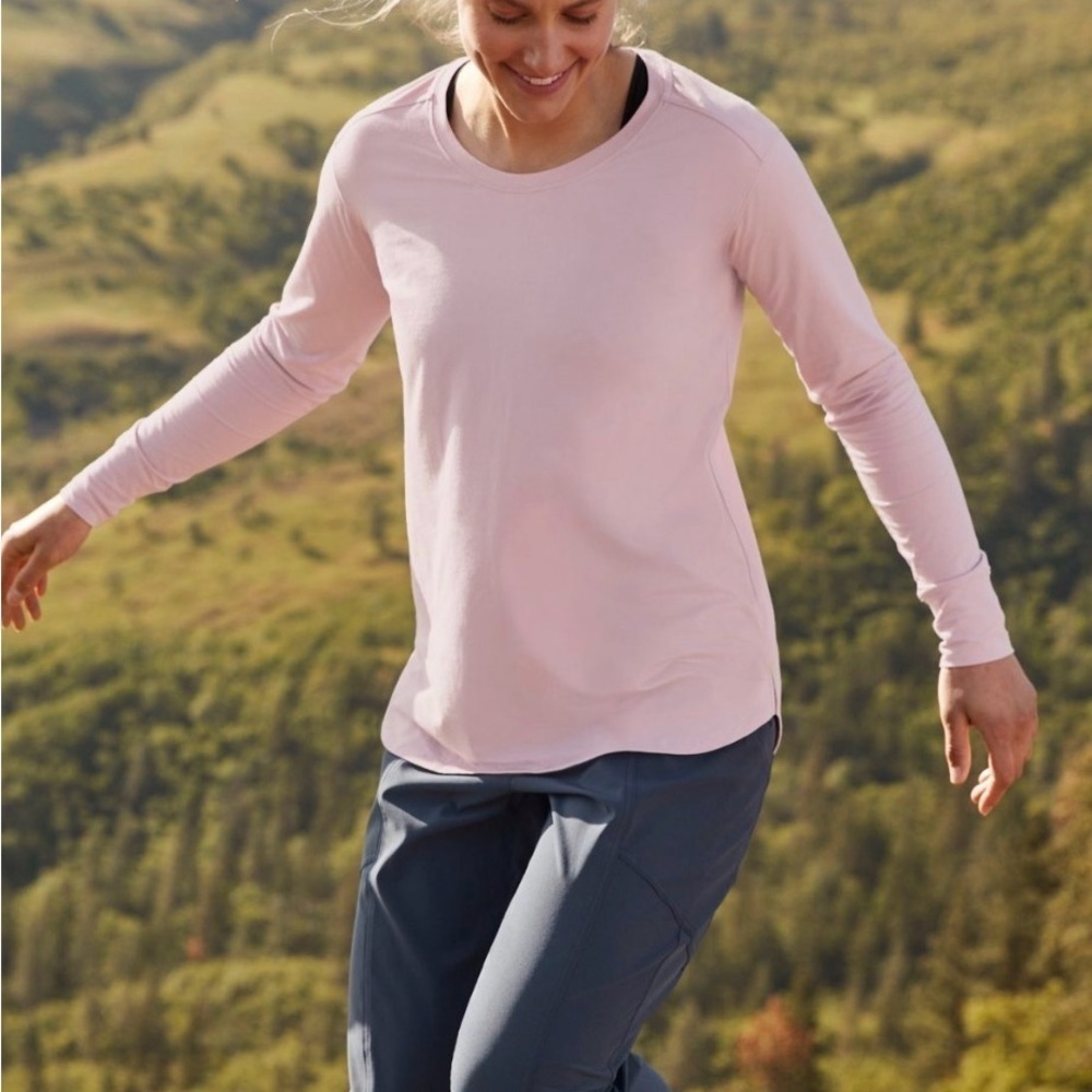 L.L. Bean purple Long Sleeve Tee Size Small R